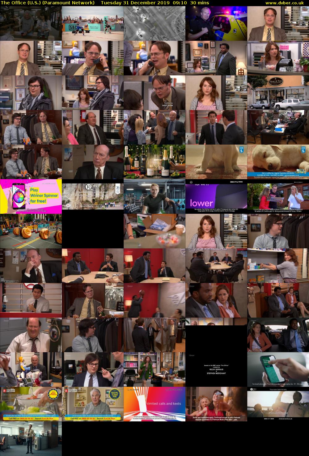 The Office (U.S.) (Paramount Network) Tuesday 31 December 2019 09:10 - 09:40