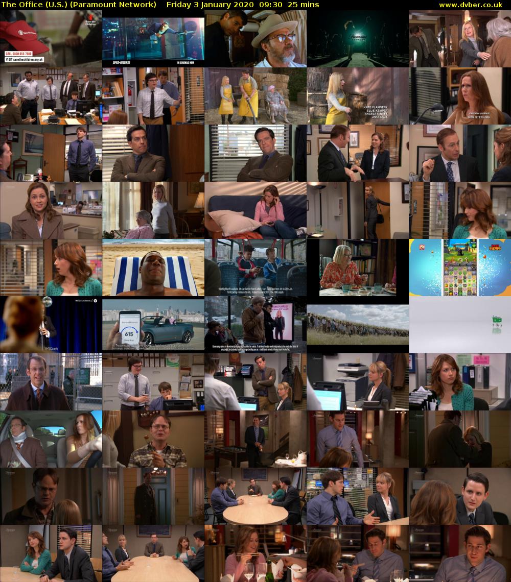 The Office (U.S.) (Paramount Network) Friday 3 January 2020 09:30 - 09:55