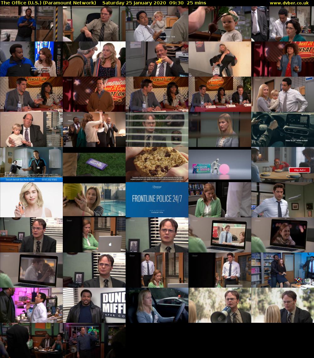 The Office (U.S.) (Paramount Network) Saturday 25 January 2020 09:30 - 09:55