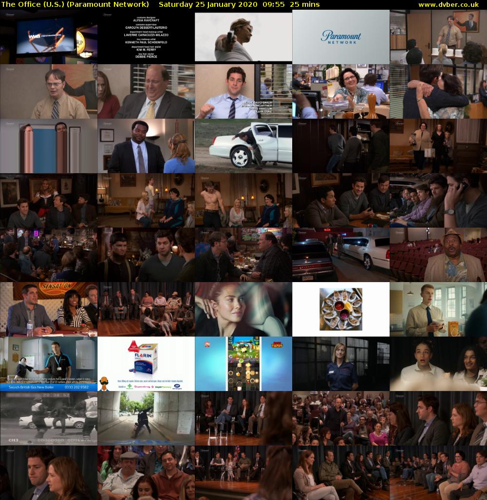 The Office (U.S.) (Paramount Network) Saturday 25 January 2020 09:55 - 10:20