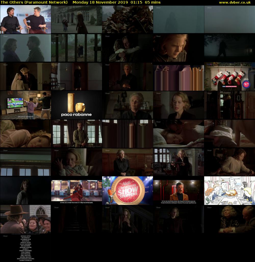 The Others (Paramount Network) Monday 18 November 2019 01:15 - 02:20