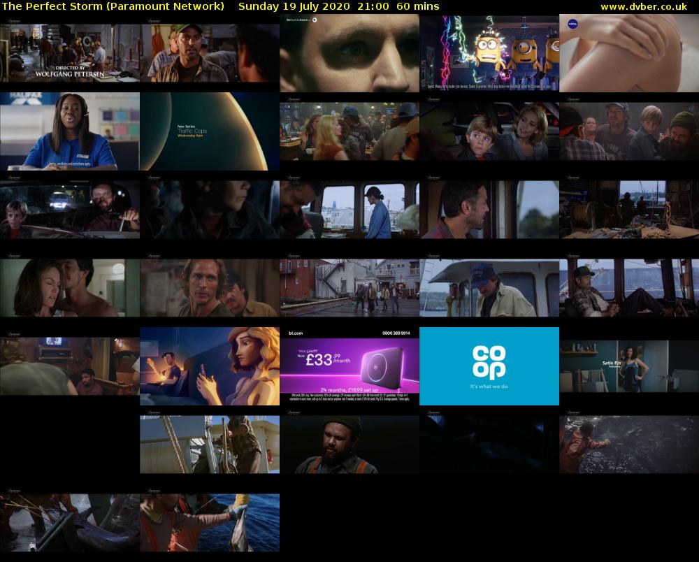The Perfect Storm (Paramount Network) Sunday 19 July 2020 21:00 - 22:00