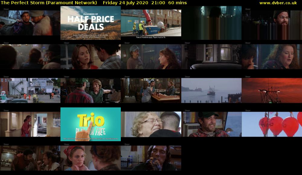 The Perfect Storm (Paramount Network) Friday 24 July 2020 21:00 - 22:00