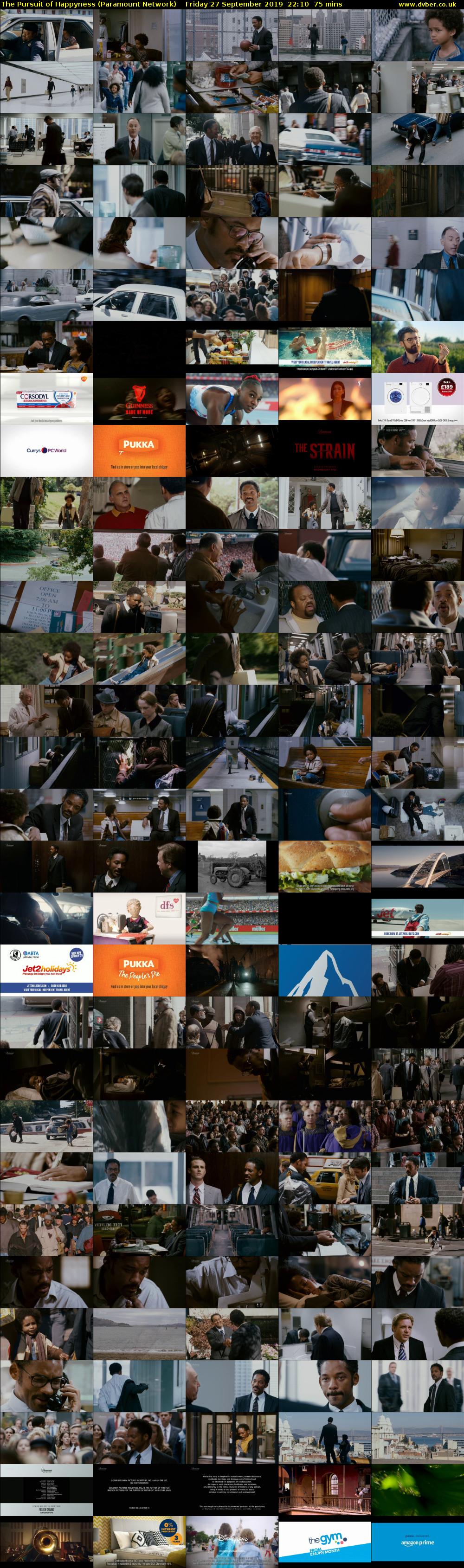 The Pursuit of Happyness (Paramount Network) Friday 27 September 2019 22:10 - 23:25