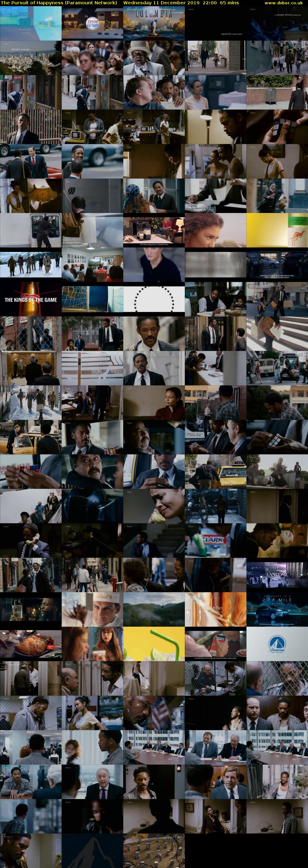 The Pursuit of Happyness (Paramount Network) Wednesday 11 December 2019 22:00 - 23:05