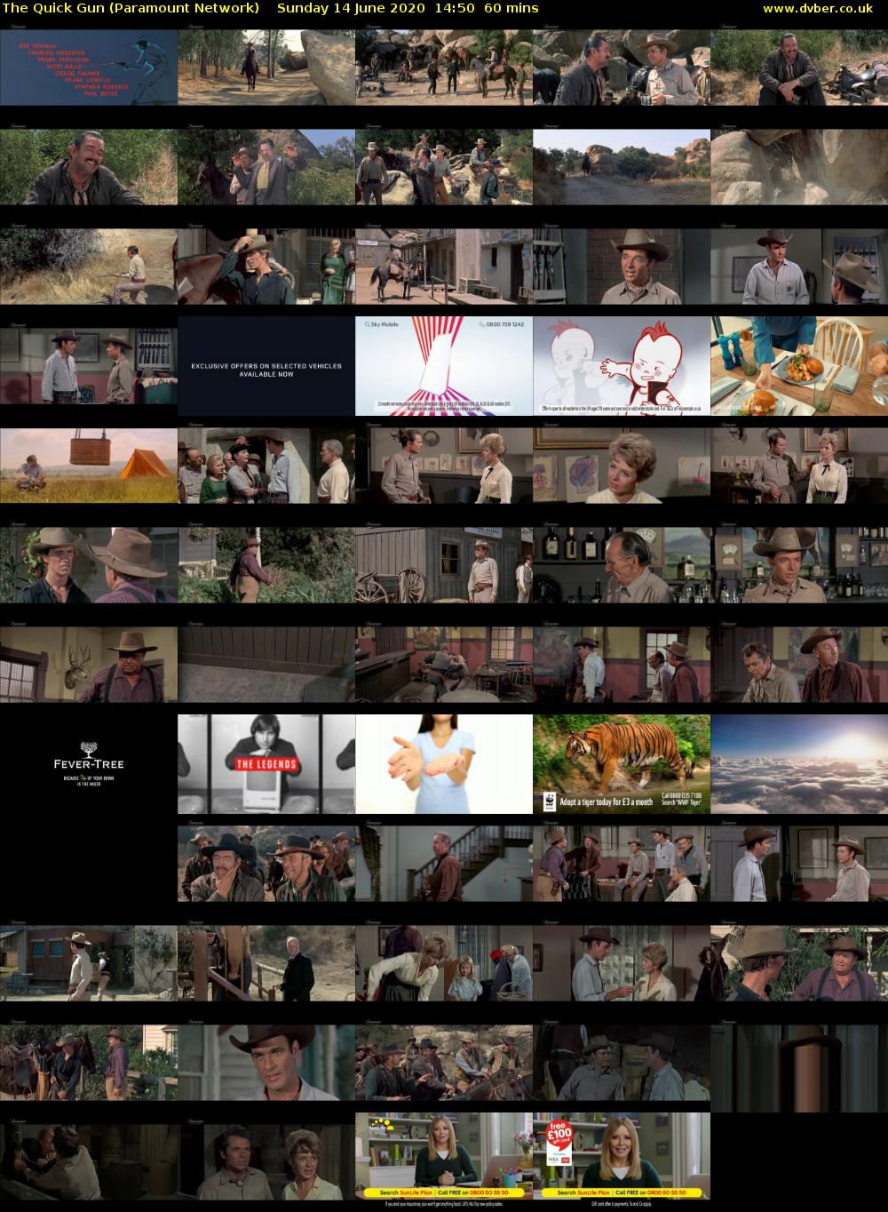 The Quick Gun (Paramount Network) Sunday 14 June 2020 14:50 - 15:50