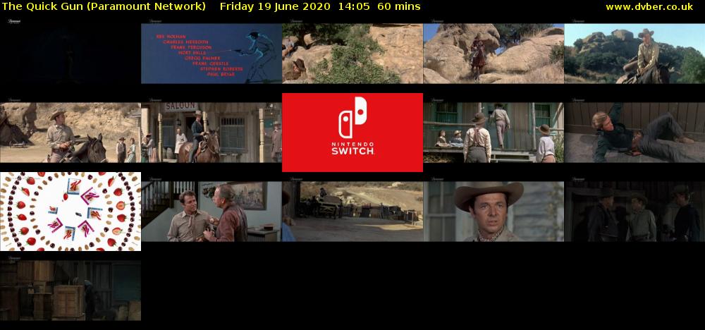 The Quick Gun (Paramount Network) Friday 19 June 2020 14:05 - 15:05