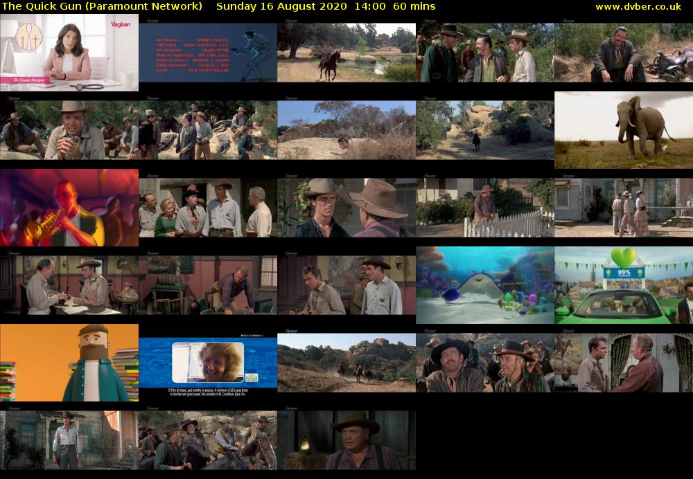 The Quick Gun (Paramount Network) Sunday 16 August 2020 14:00 - 15:00