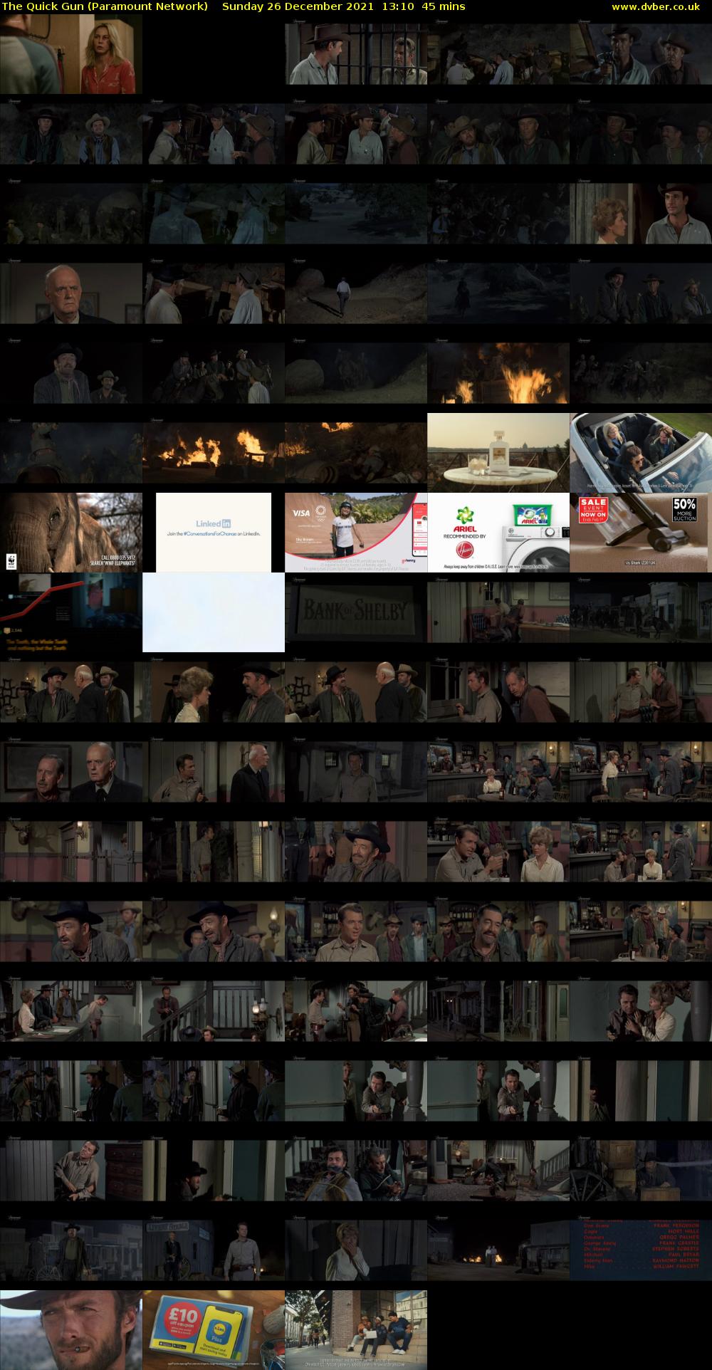 The Quick Gun (Paramount Network) Sunday 26 December 2021 13:10 - 13:55
