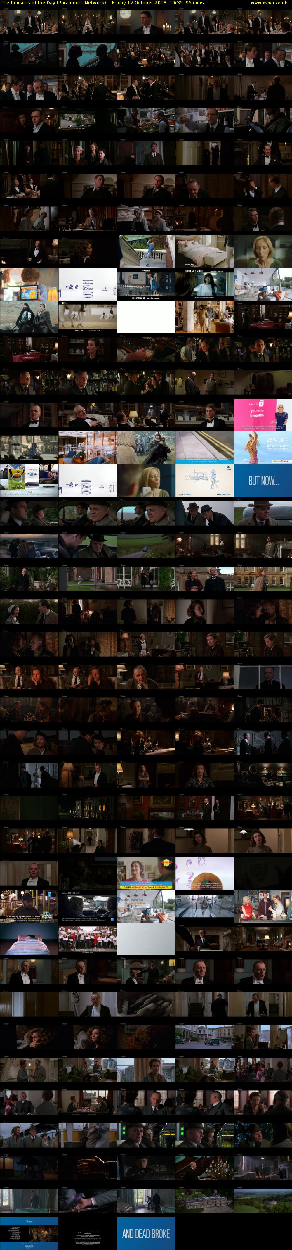 The Remains of the Day (Paramount Network) Friday 12 October 2018 16:35 - 18:10