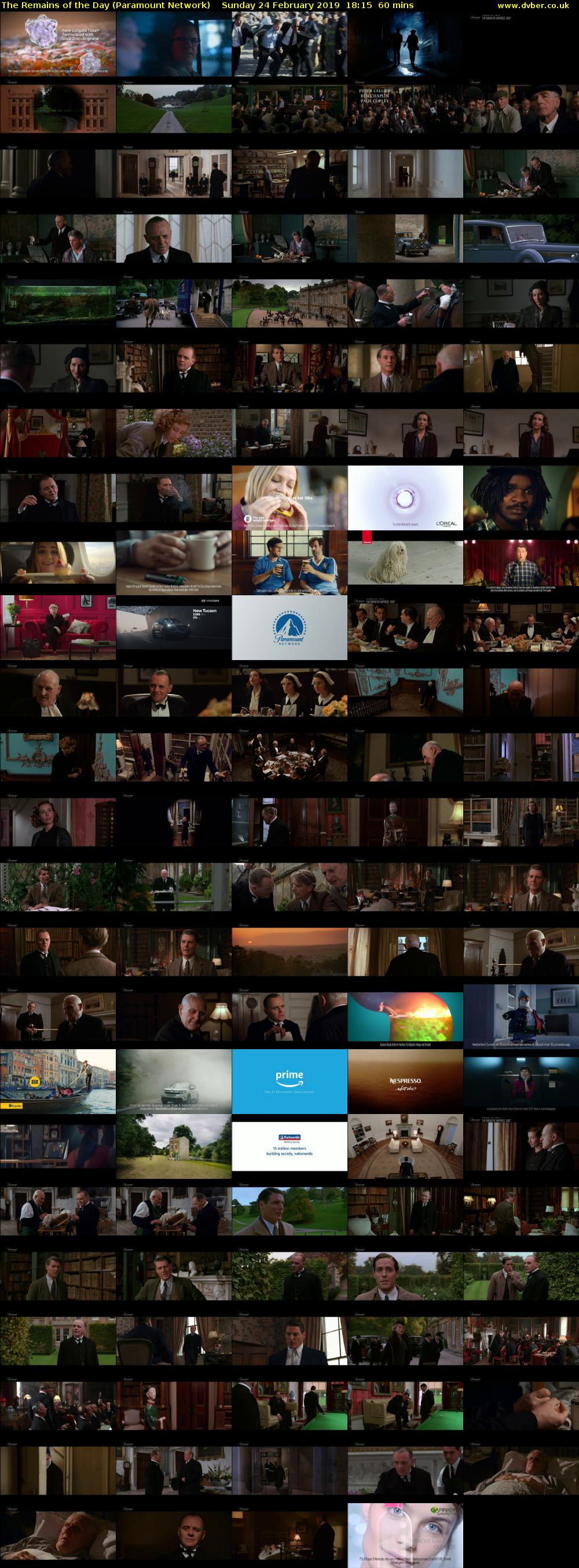 The Remains of the Day (Paramount Network) Sunday 24 February 2019 18:15 - 19:15