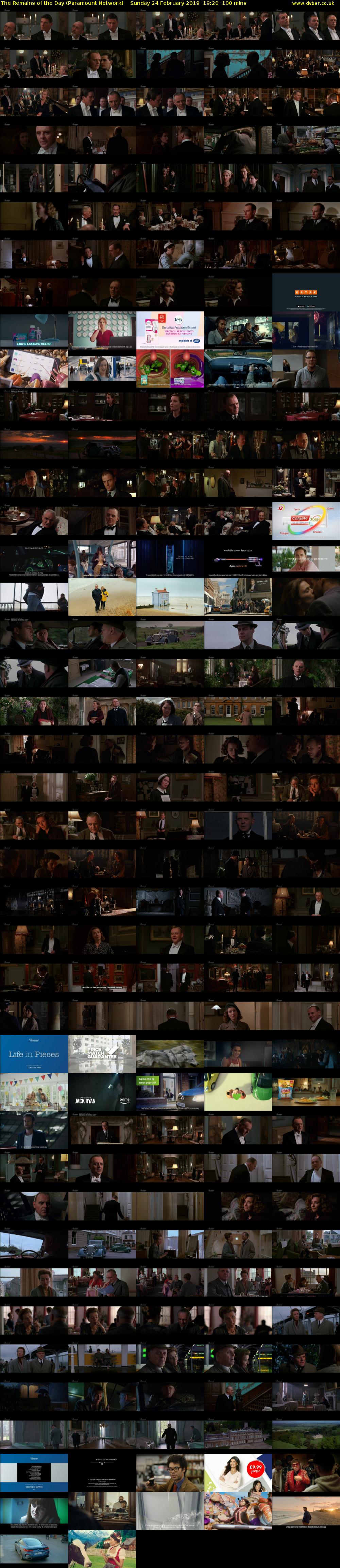The Remains of the Day (Paramount Network) Sunday 24 February 2019 19:20 - 21:00