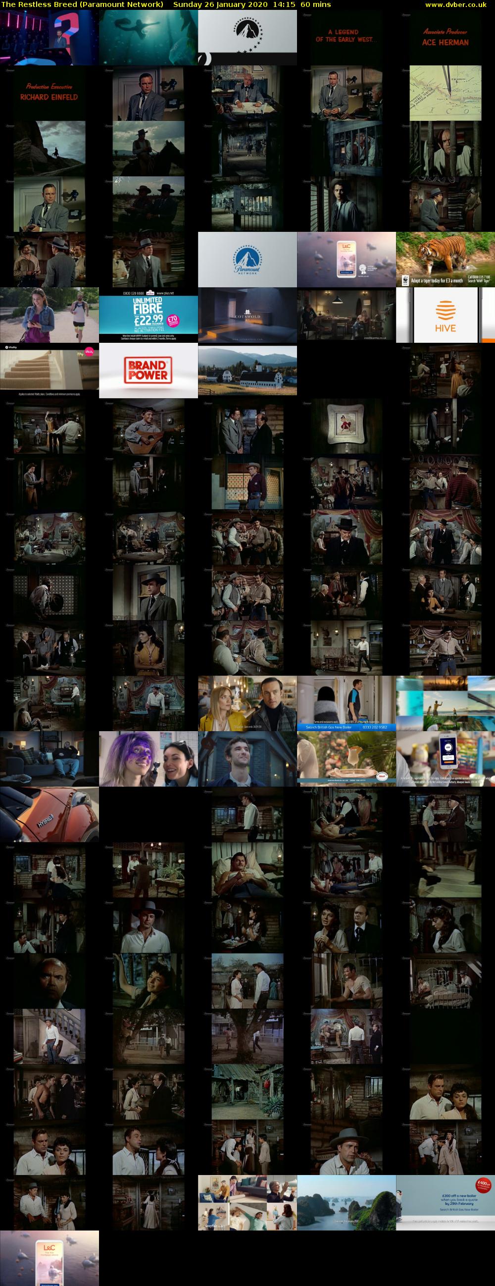 The Restless Breed (Paramount Network) Sunday 26 January 2020 14:15 - 15:15