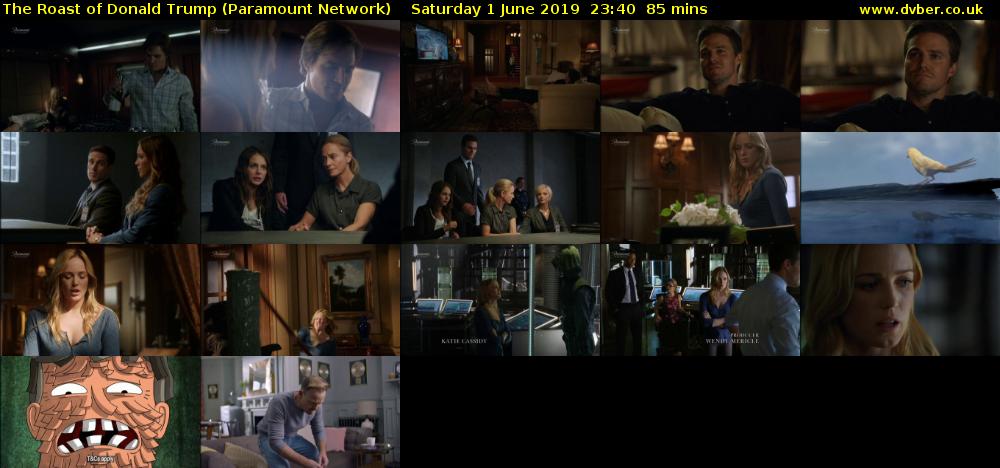 The Roast of Donald Trump (Paramount Network) Saturday 1 June 2019 23:40 - 01:05