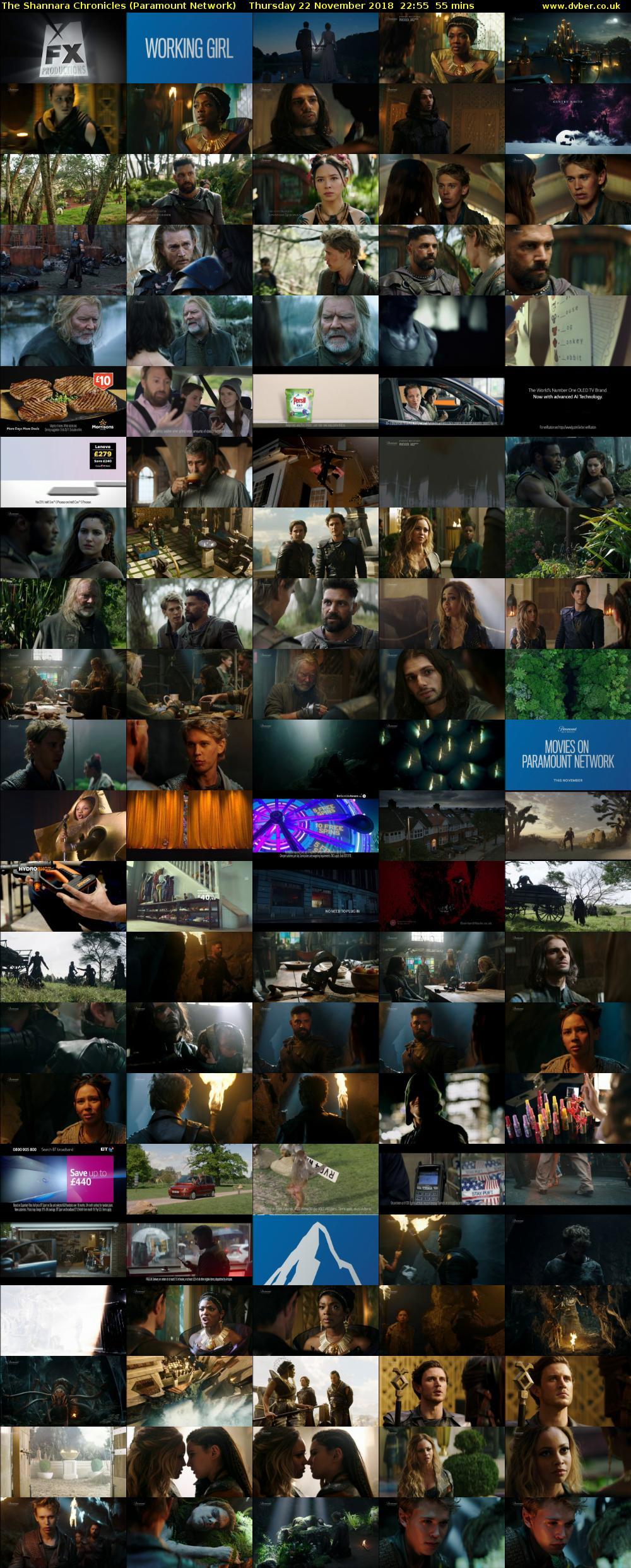 The Shannara Chronicles (Paramount Network) Thursday 22 November 2018 22:55 - 23:50