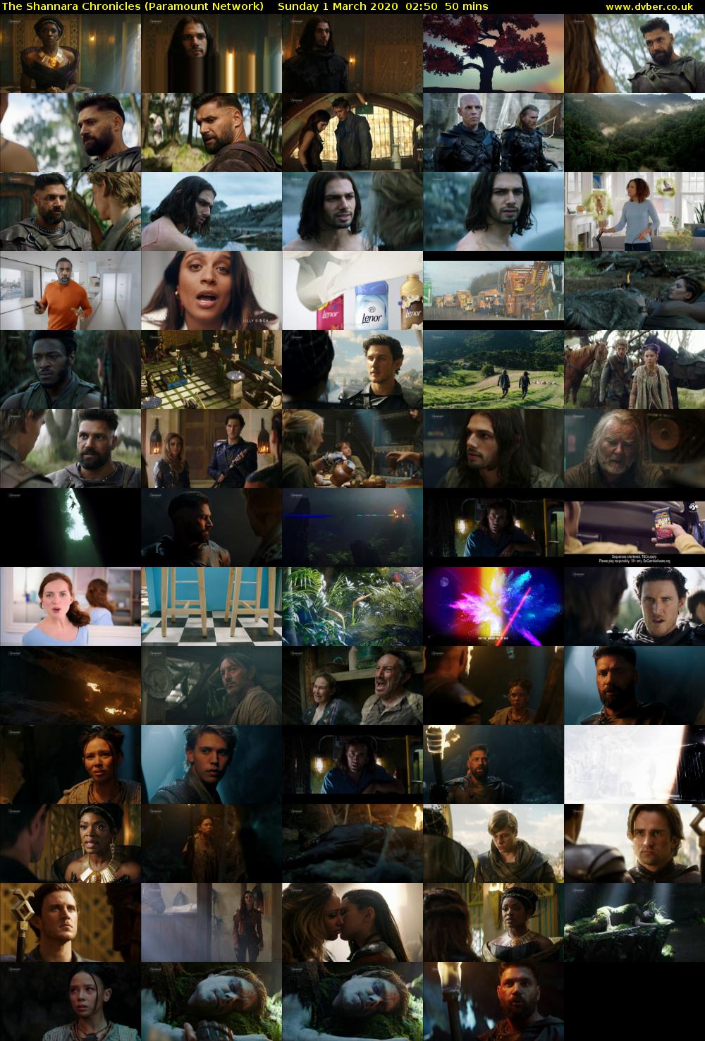 The Shannara Chronicles (Paramount Network) Sunday 1 March 2020 02:50 - 03:40