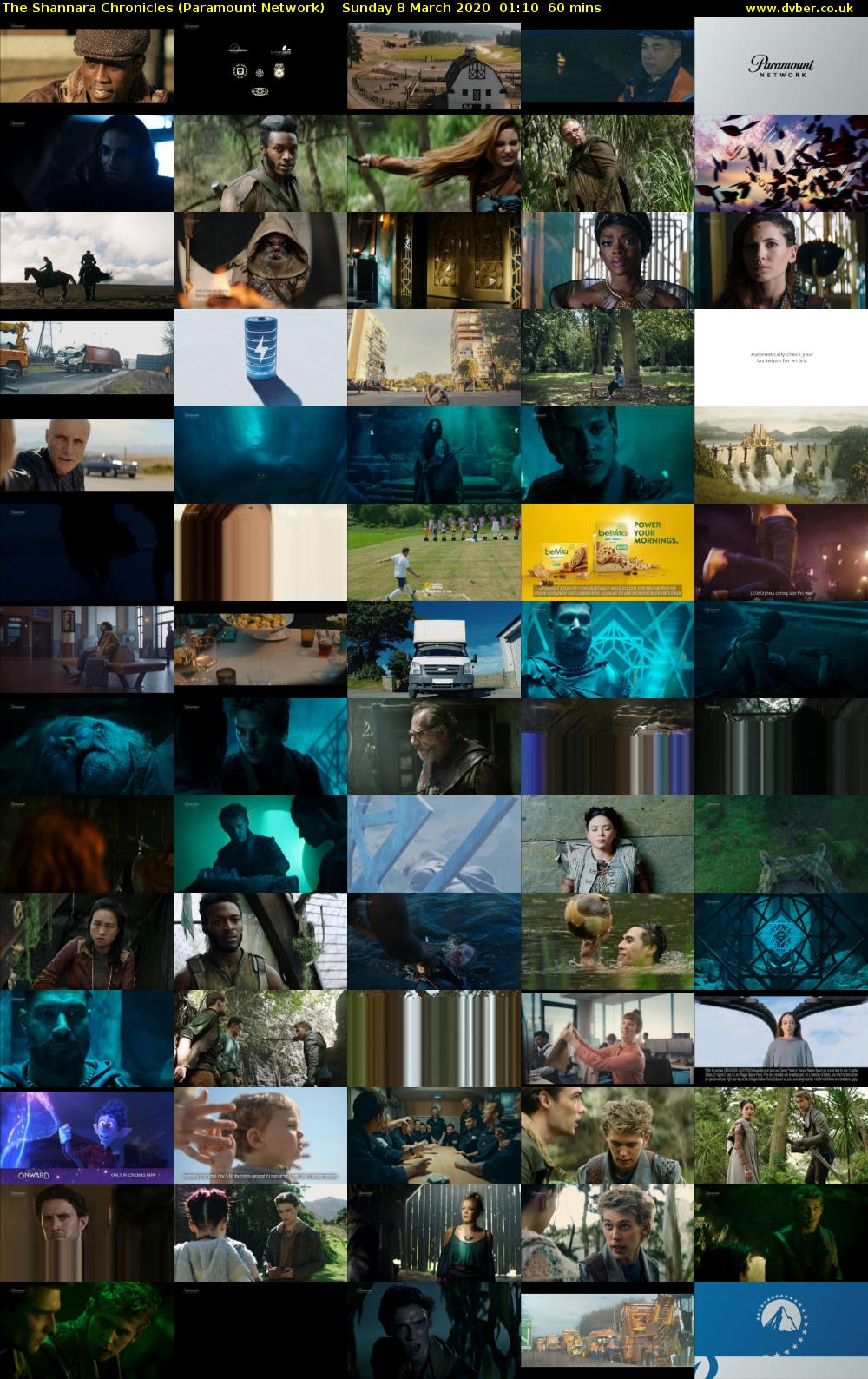 The Shannara Chronicles (Paramount Network) Sunday 8 March 2020 01:10 - 02:10
