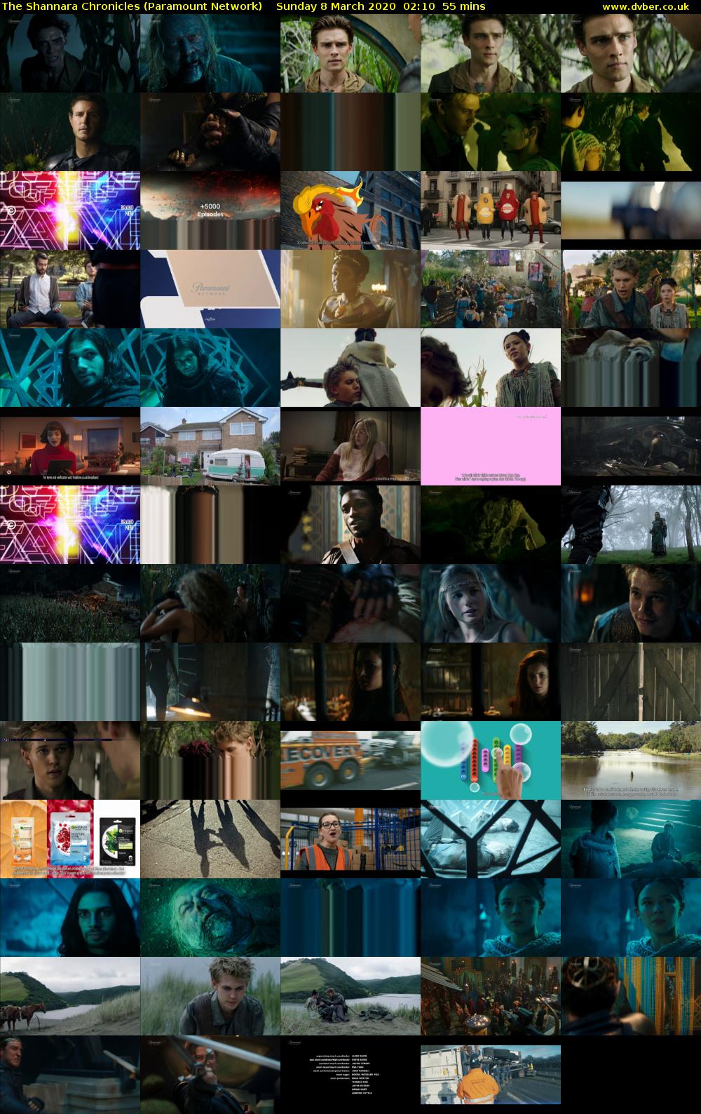 The Shannara Chronicles (Paramount Network) Sunday 8 March 2020 02:10 - 03:05
