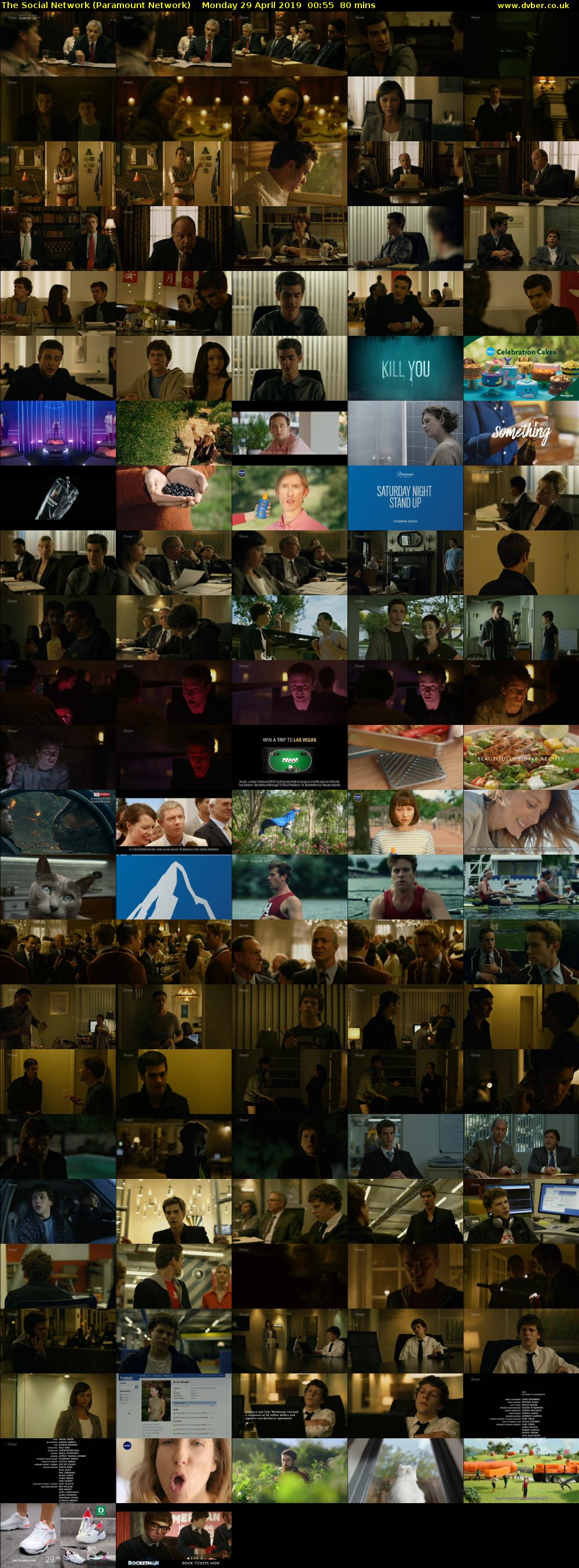 The Social Network (Paramount Network) Monday 29 April 2019 00:55 - 02:15