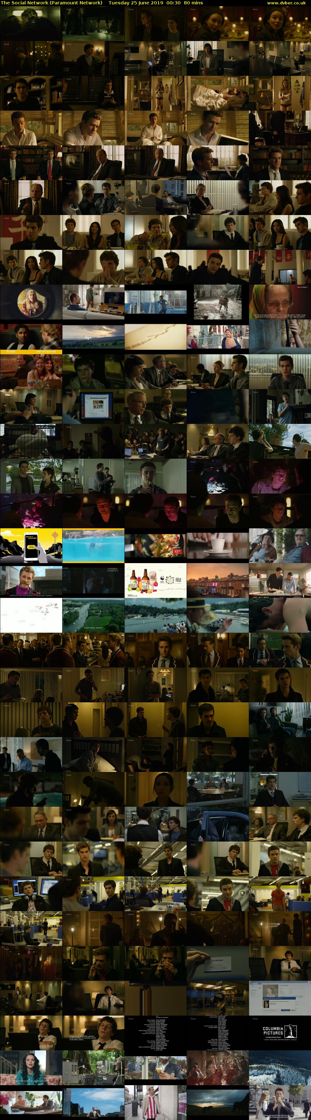 The Social Network (Paramount Network) Tuesday 25 June 2019 00:30 - 01:50