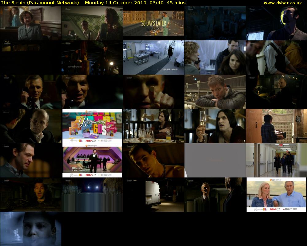 The Strain (Paramount Network) Monday 14 October 2019 03:40 - 04:25