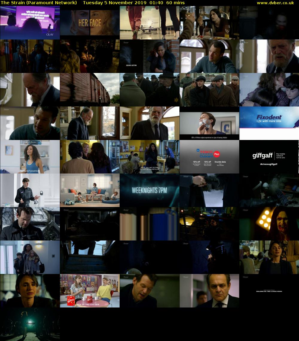 The Strain (Paramount Network) Tuesday 5 November 2019 01:40 - 02:40