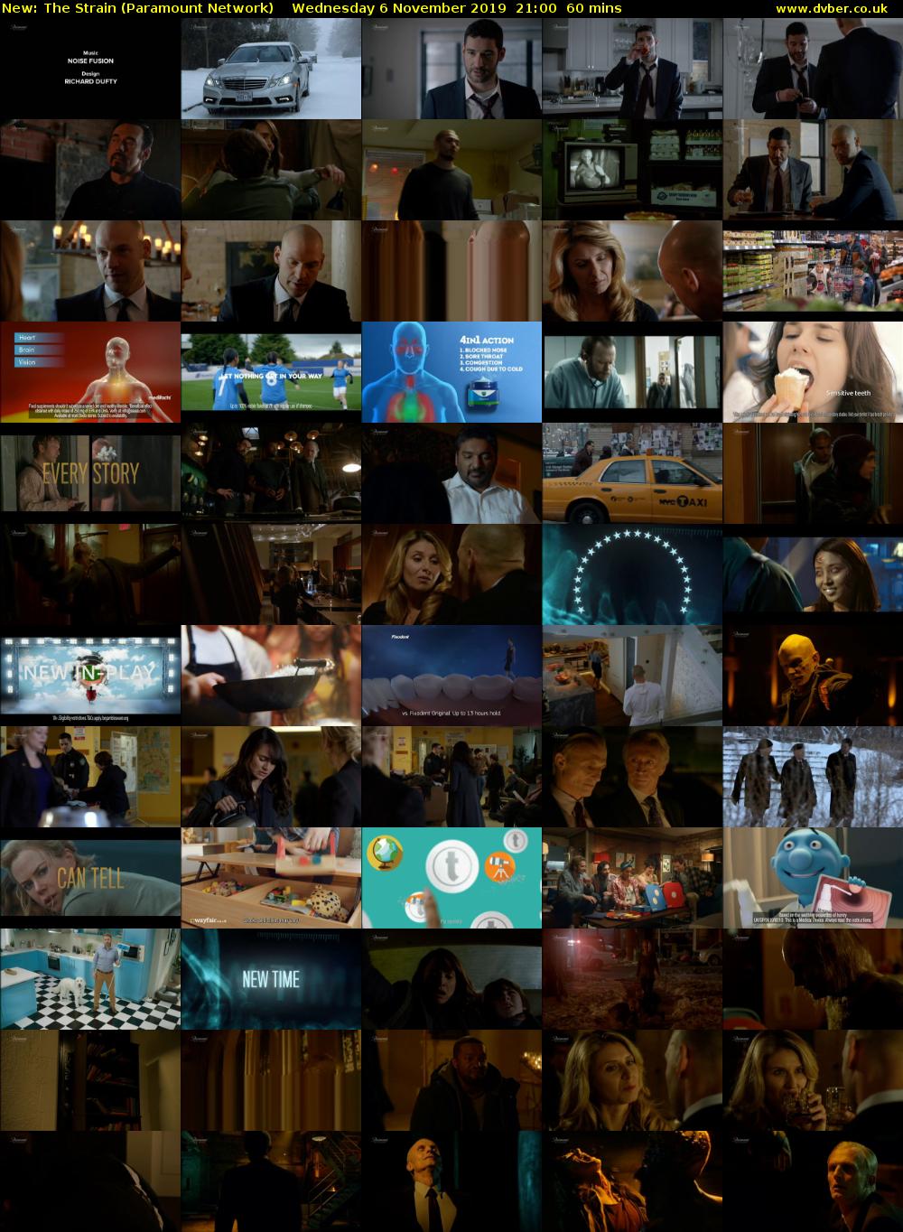 The Strain (Paramount Network) Wednesday 6 November 2019 21:00 - 22:00
