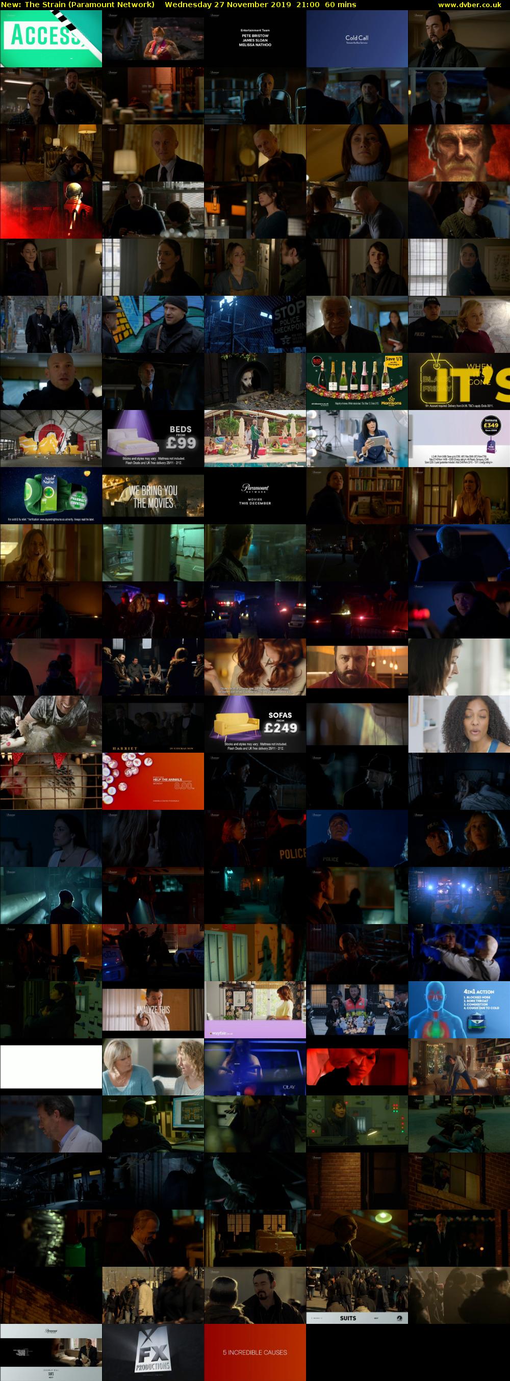The Strain (Paramount Network) Wednesday 27 November 2019 21:00 - 22:00
