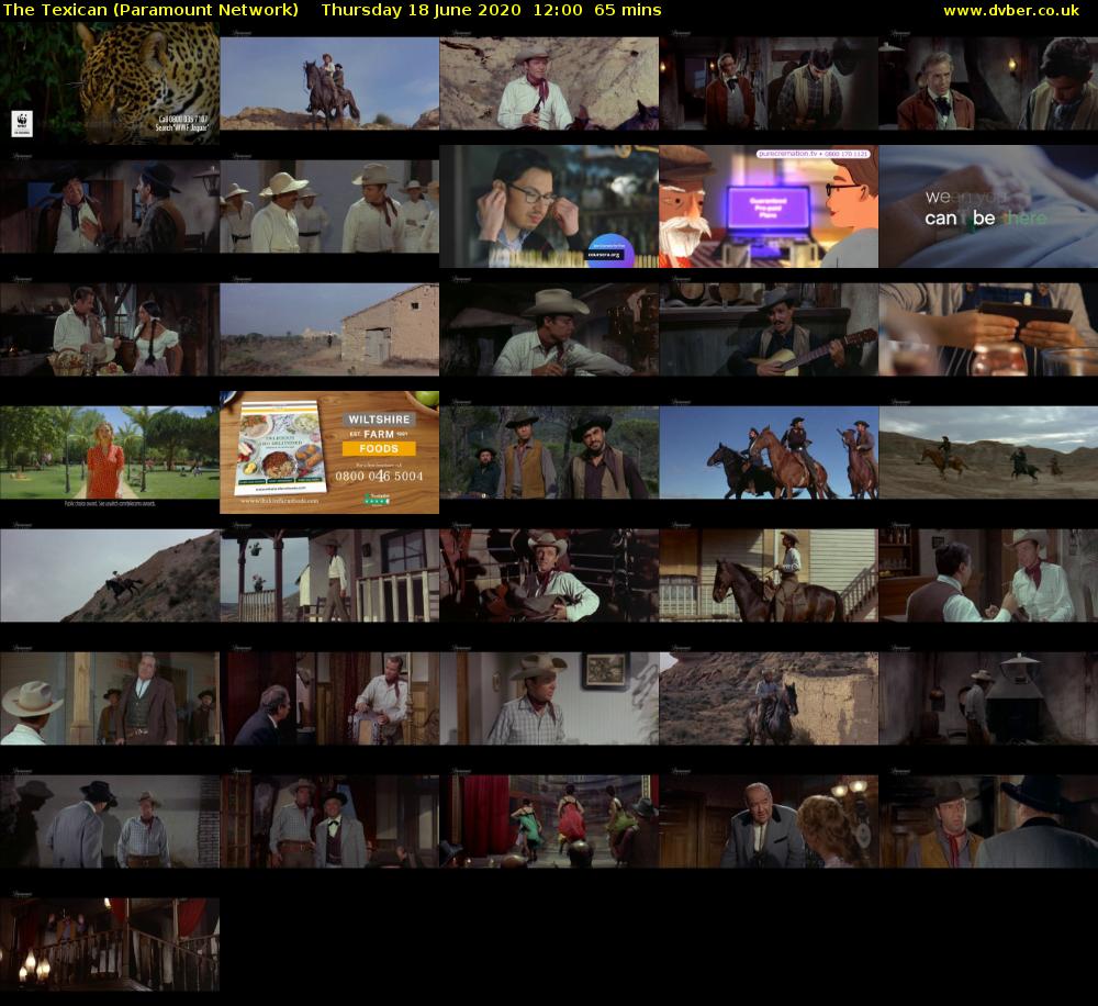 The Texican (Paramount Network) Thursday 18 June 2020 12:00 - 13:05