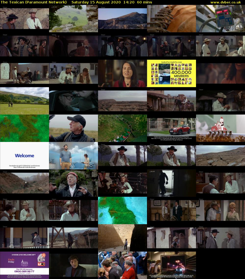 The Texican (Paramount Network) Saturday 15 August 2020 14:20 - 15:20