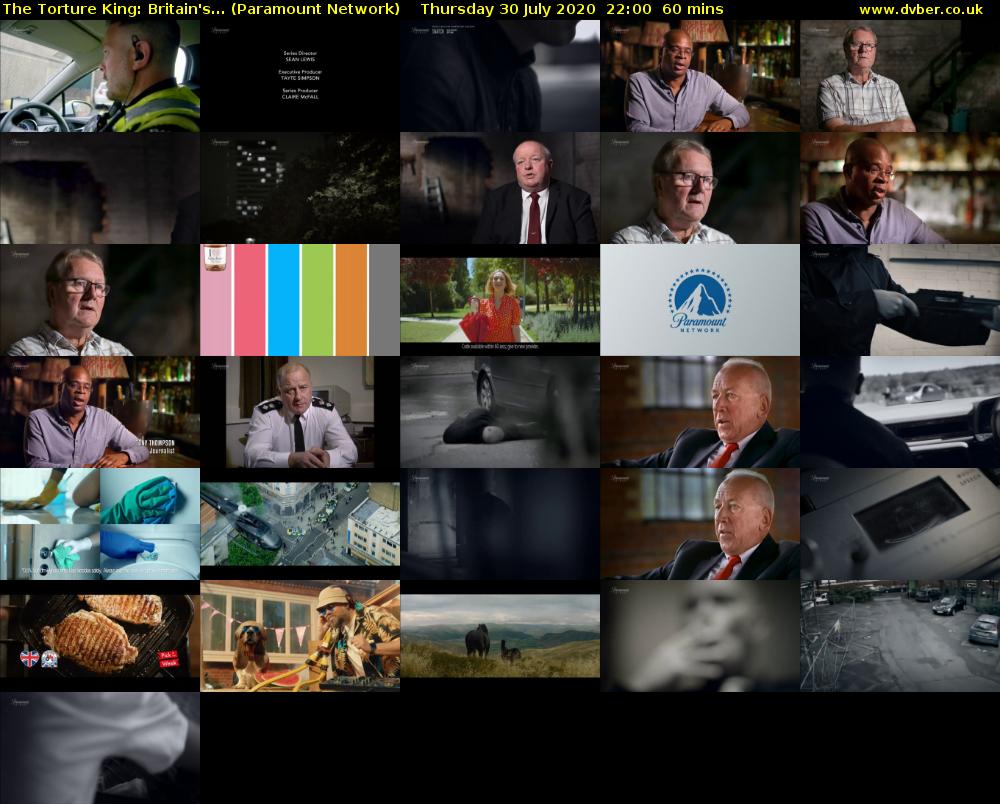 The Torture King: Britain's... (Paramount Network) Thursday 30 July 2020 22:00 - 23:00