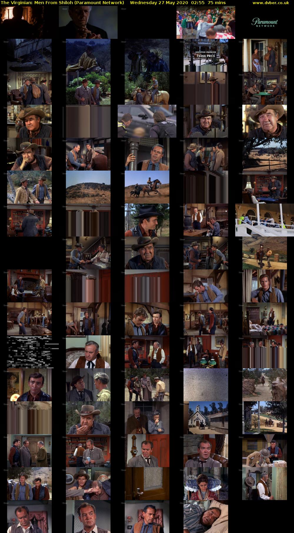 The Virginian: Men From Shiloh (Paramount Network) Wednesday 27 May 2020 02:55 - 04:10