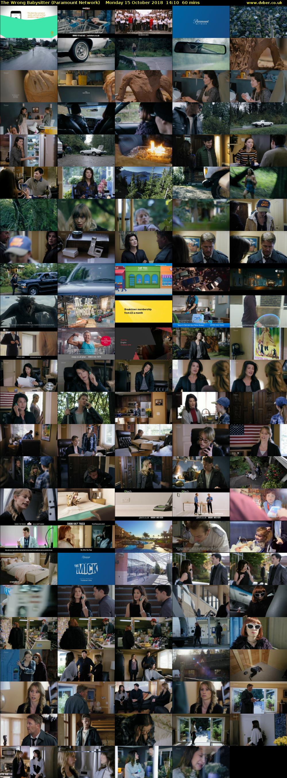 The Wrong Babysitter (Paramount Network) Monday 15 October 2018 14:10 - 15:10