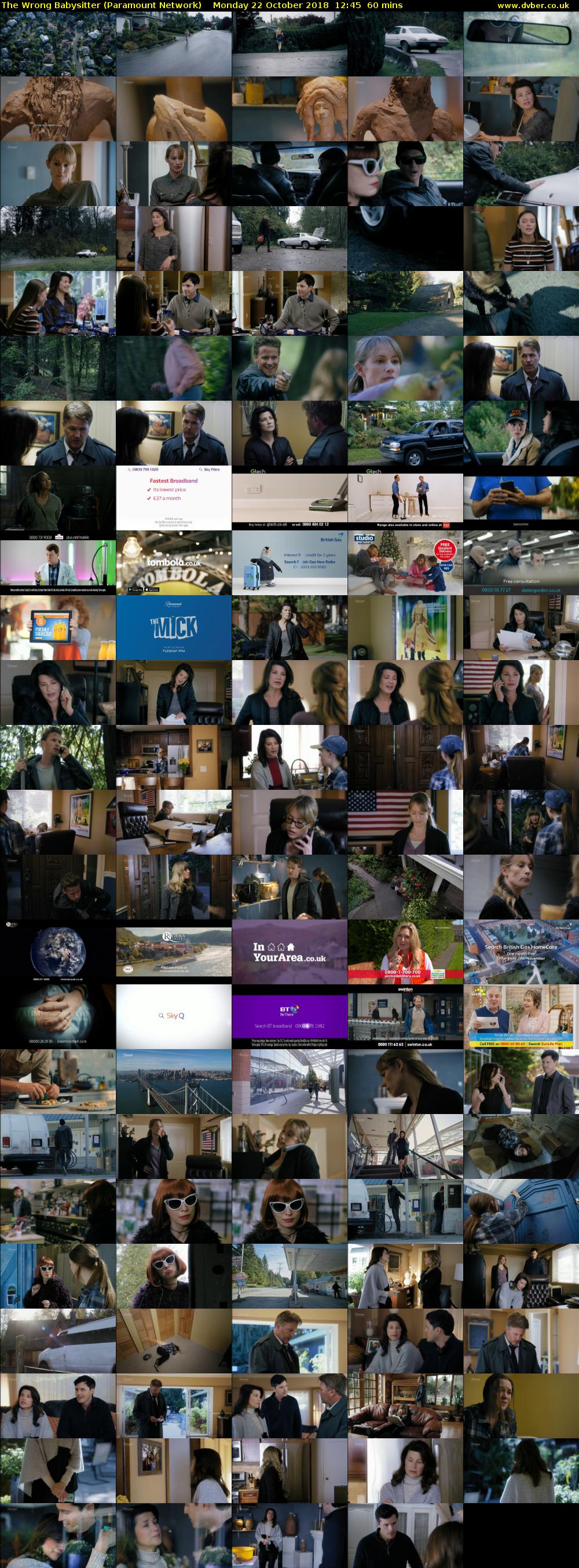 The Wrong Babysitter (Paramount Network) Monday 22 October 2018 12:45 - 13:45