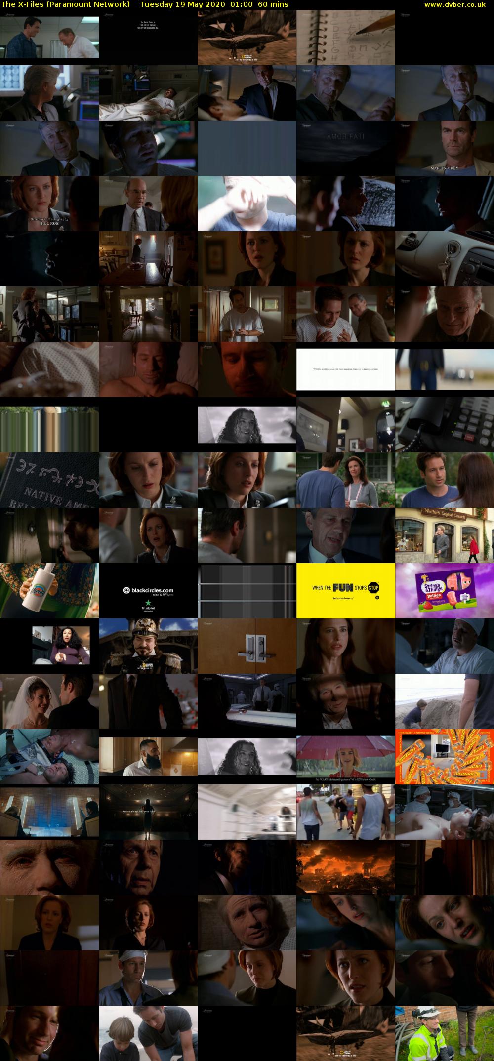 The X-Files (Paramount Network) Tuesday 19 May 2020 01:00 - 02:00