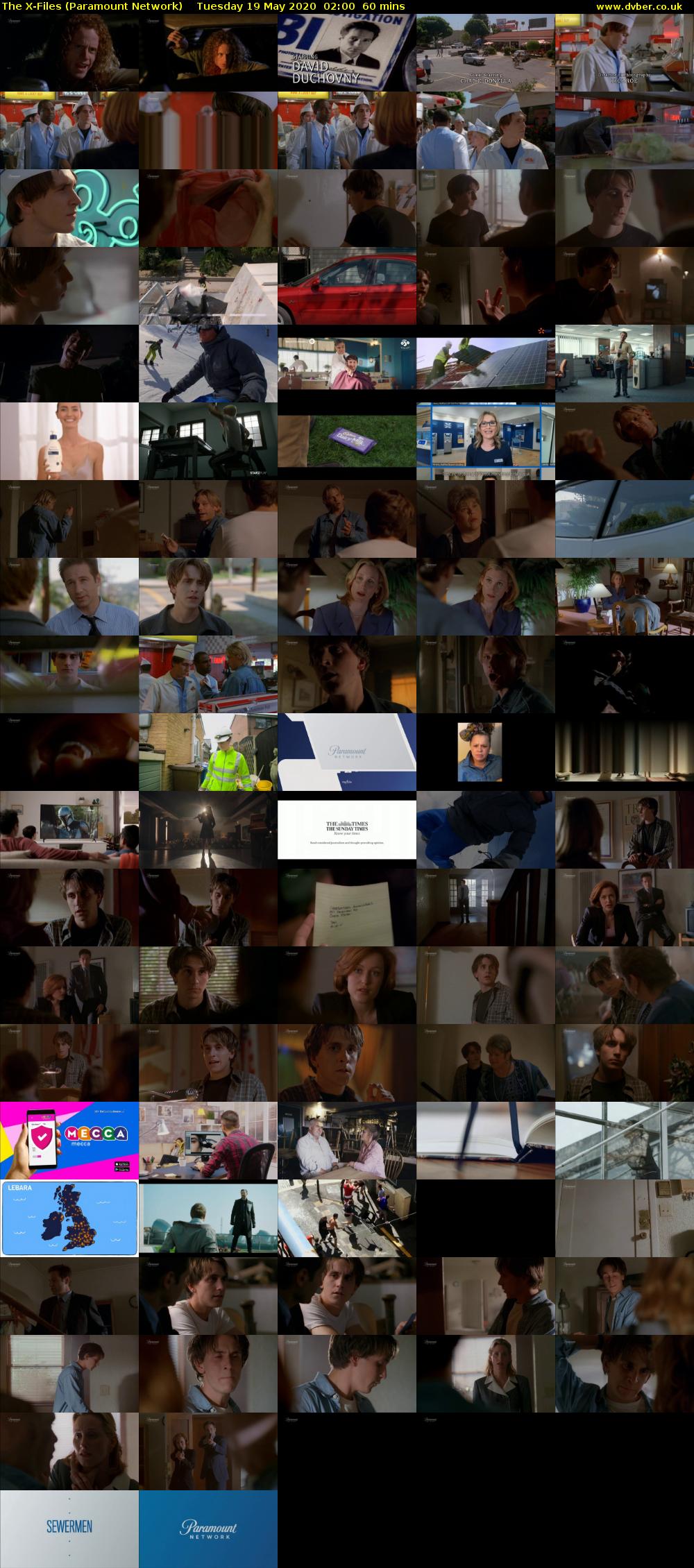The X-Files (Paramount Network) Tuesday 19 May 2020 02:00 - 03:00