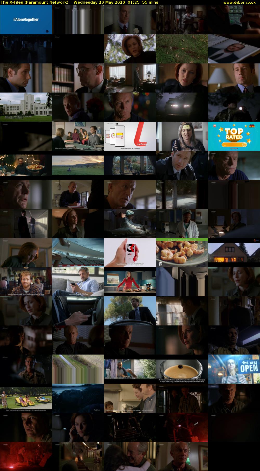 The X-Files (Paramount Network) Wednesday 20 May 2020 01:25 - 02:20