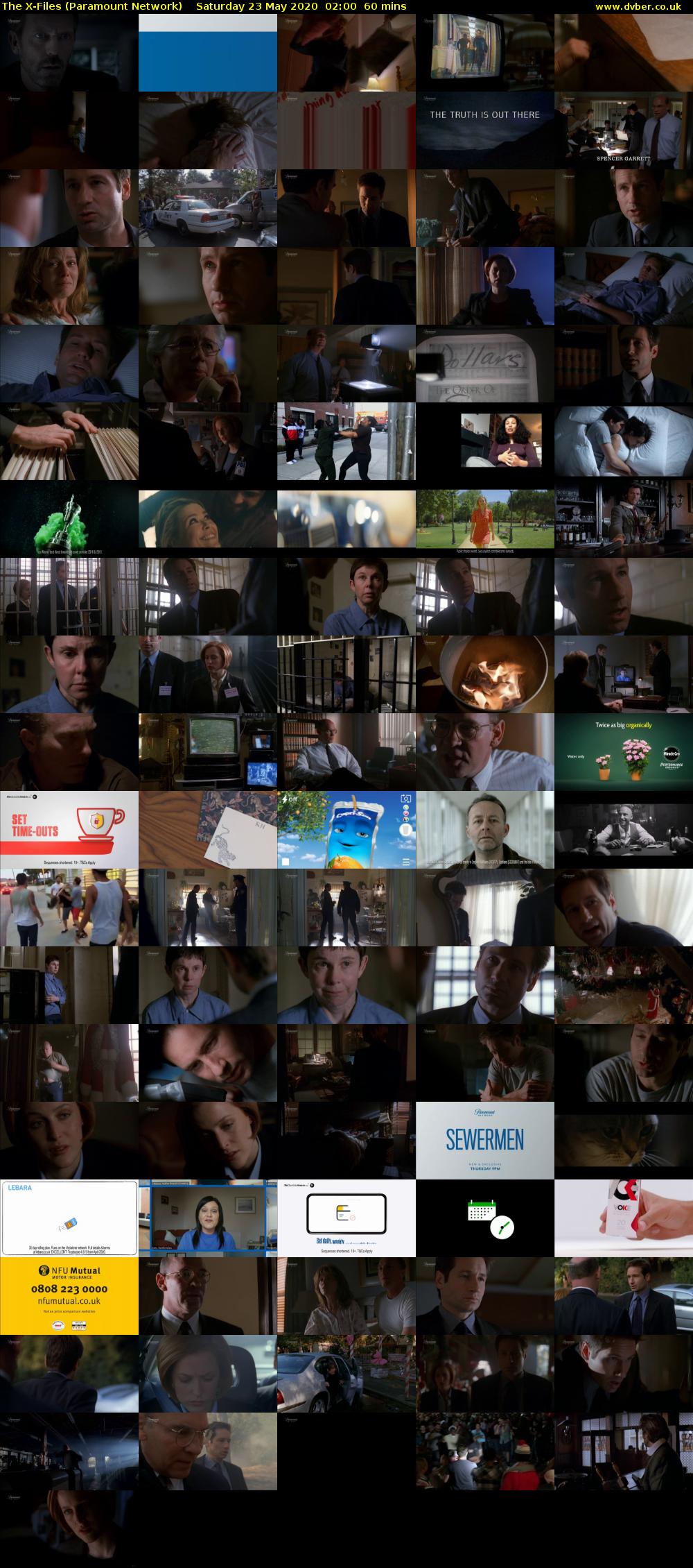 The X-Files (Paramount Network) Saturday 23 May 2020 02:00 - 03:00