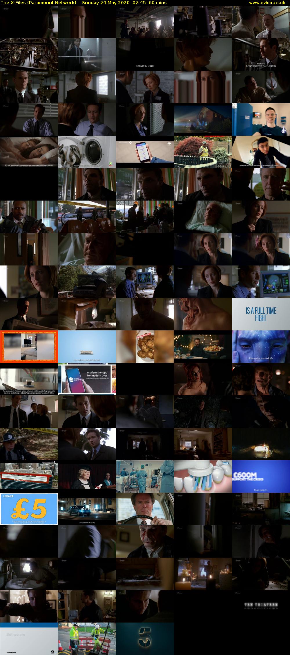 The X-Files (Paramount Network) Sunday 24 May 2020 02:45 - 03:45