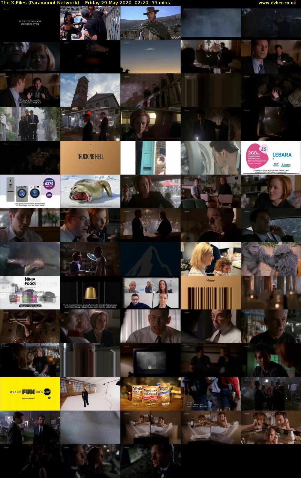The X-Files (Paramount Network) Friday 29 May 2020 02:20 - 03:15
