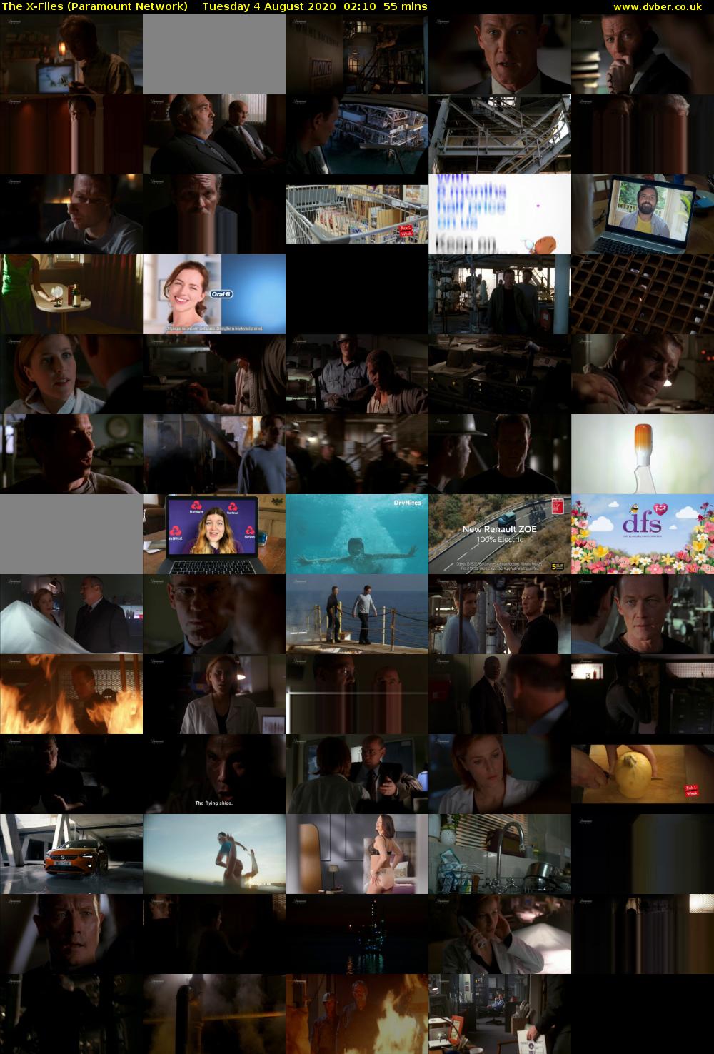 The X-Files (Paramount Network) Tuesday 4 August 2020 02:10 - 03:05