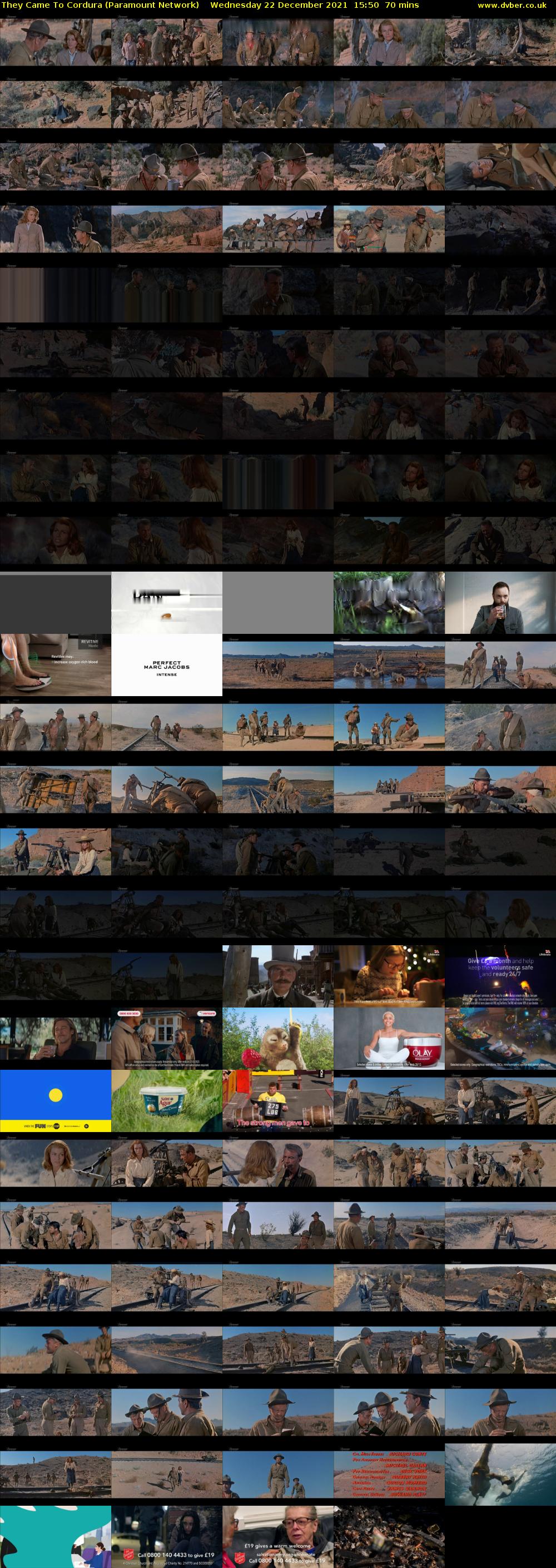 They Came To Cordura (Paramount Network) Wednesday 22 December 2021 15:50 - 17:00