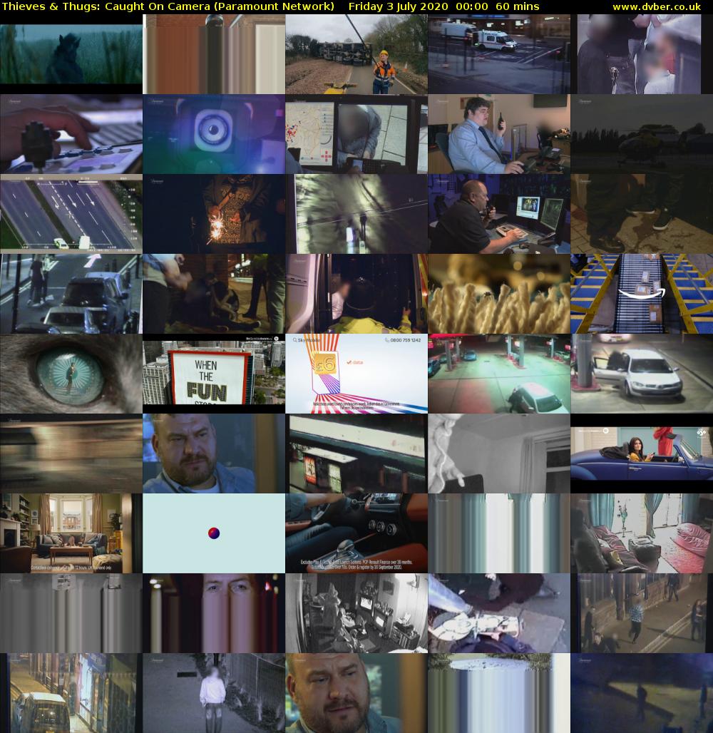 Thieves & Thugs: Caught On Camera (Paramount Network) Friday 3 July 2020 00:00 - 01:00
