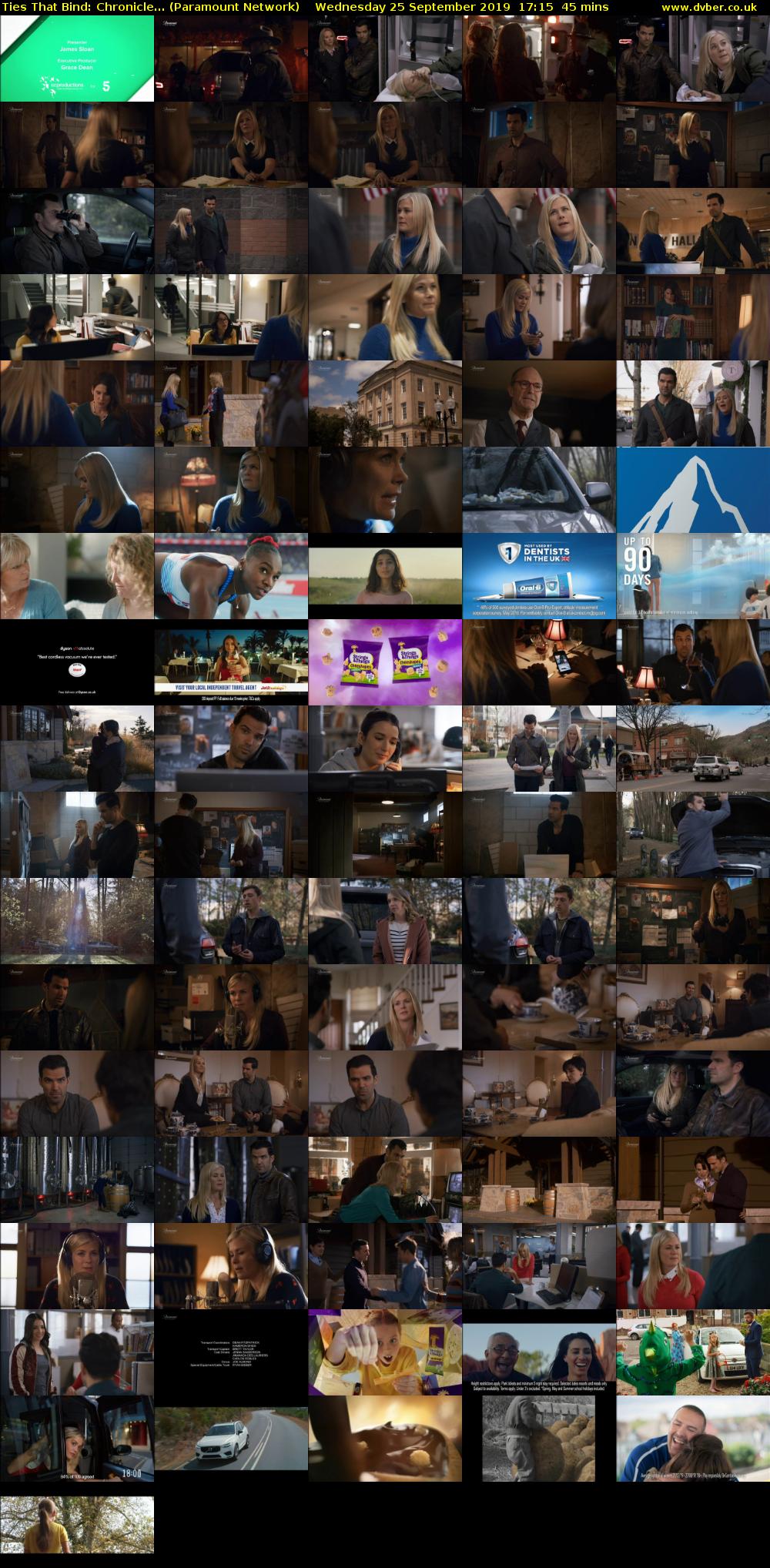 Ties That Bind: Chronicle... (Paramount Network) Wednesday 25 September 2019 17:15 - 18:00
