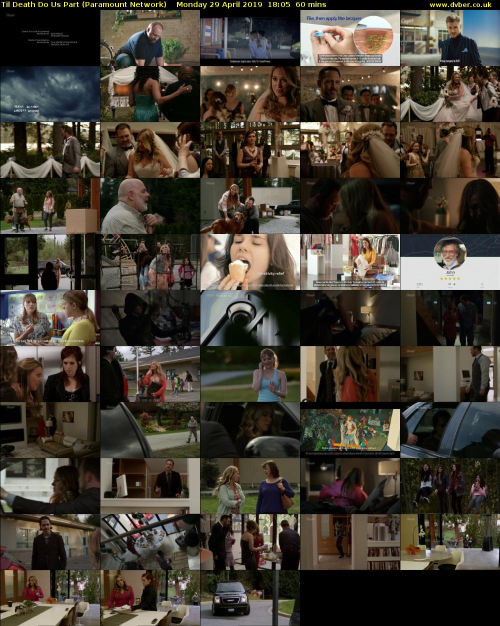 Til Death Do Us Part (Paramount Network) Monday 29 April 2019 18:05 - 19:05