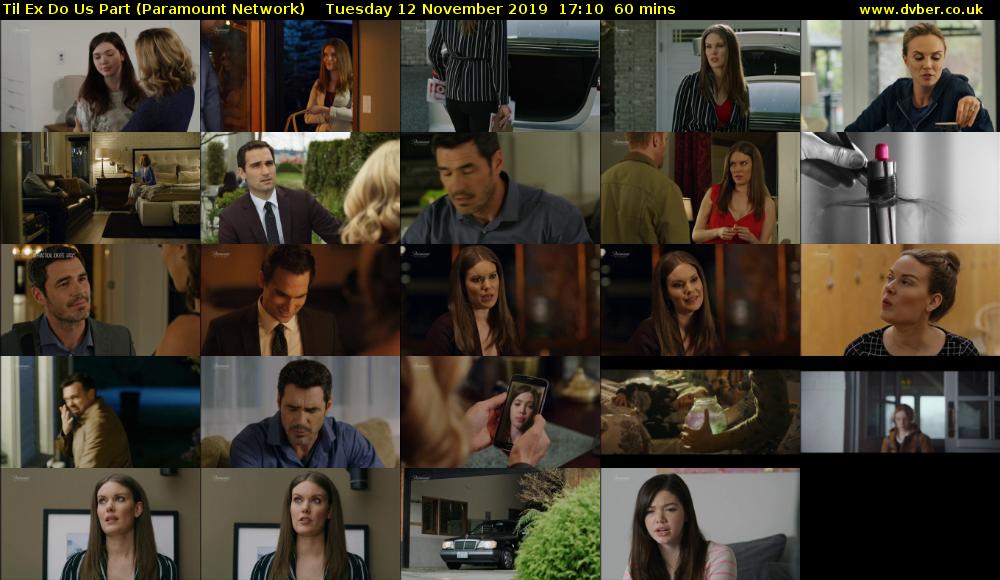 Til Ex Do Us Part (Paramount Network) Tuesday 12 November 2019 17:10 - 18:10
