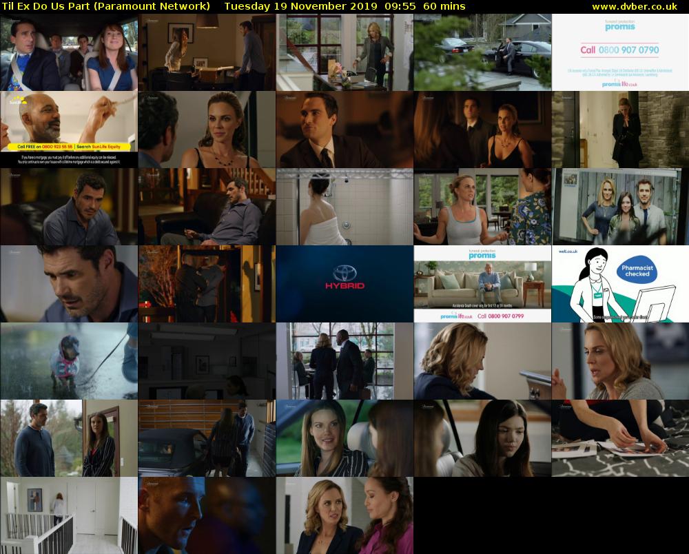 Til Ex Do Us Part (Paramount Network) Tuesday 19 November 2019 09:55 - 10:55