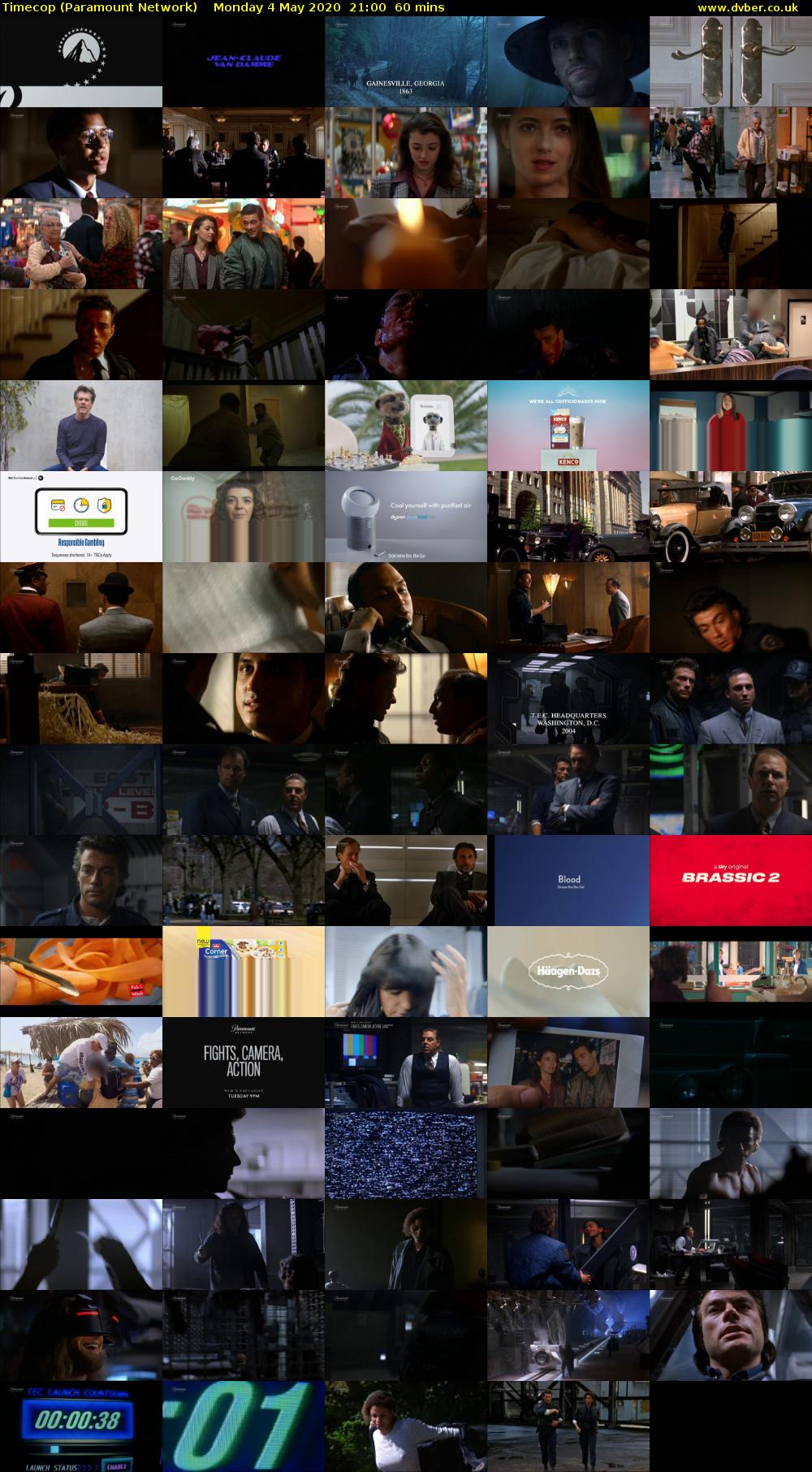 Timecop (Paramount Network) Monday 4 May 2020 21:00 - 22:00
