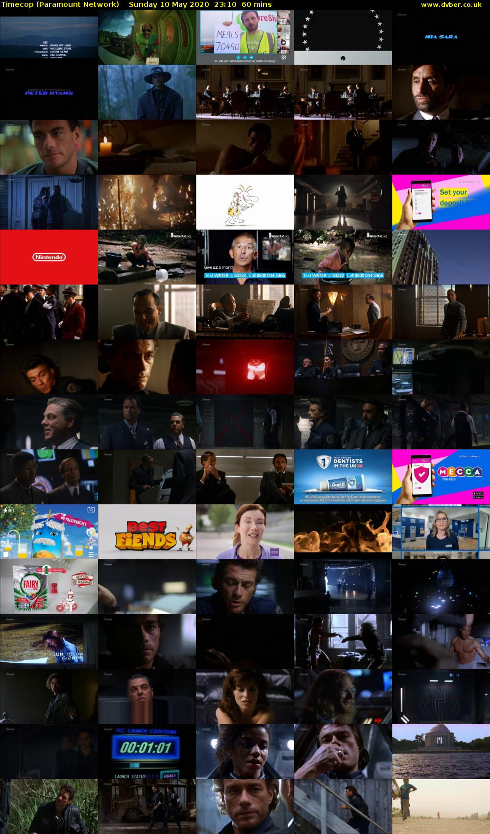Timecop (Paramount Network) Sunday 10 May 2020 23:10 - 00:10