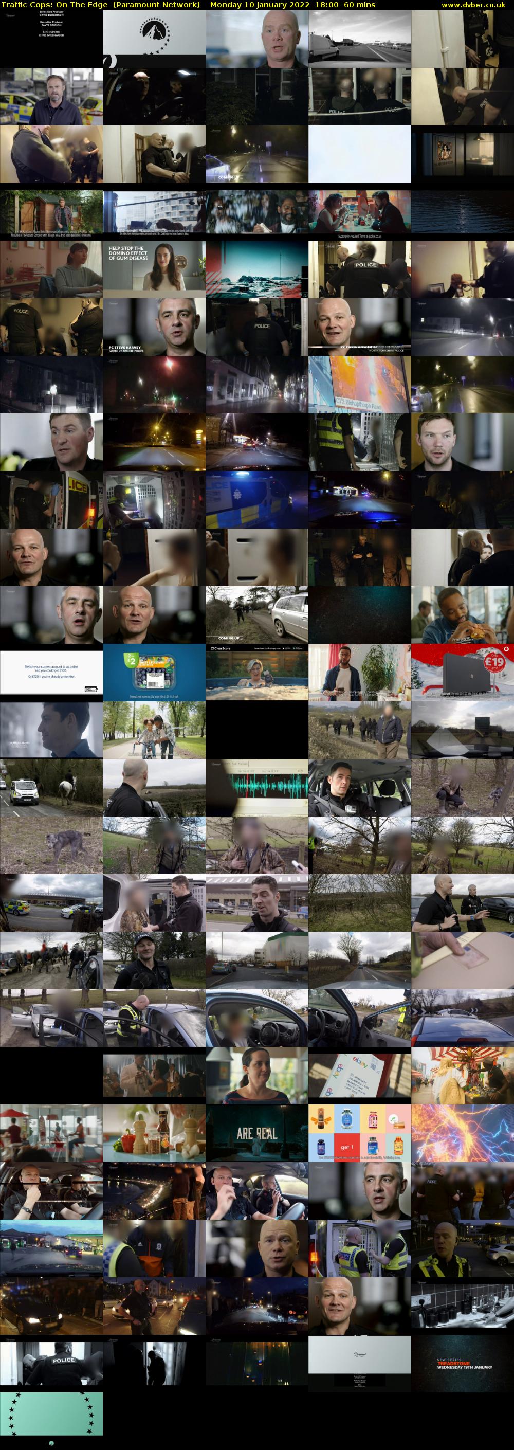 Traffic Cops: On The Edge  (Paramount Network) Monday 10 January 2022 18:00 - 19:00